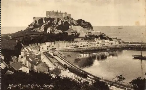 Ak Gorey Jersey Kanalinseln, Mont Orgueil Castle