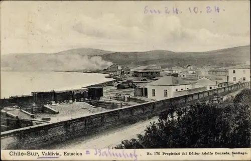 Ak Valdivia Sur Chile, Bahnhof