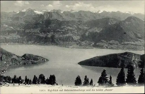 Ak Kanton Luzern Schweiz, Unterwaldnerberge