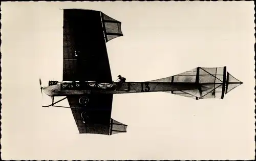 Ak Zivilflugzeug l'Antoinette, Flugpioniere, Hubert Latham