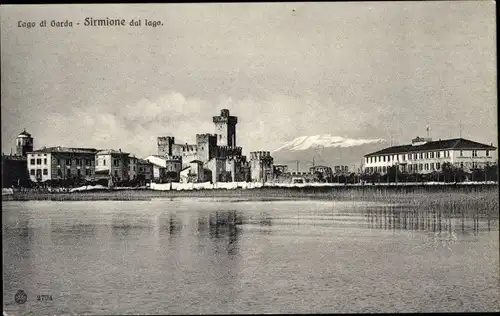 Ak Sirmione Lago di Garda Lombardia, Wasserpartie, Schloss