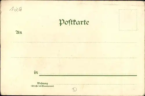 Künstler Litho Ströse, H., Hannover Niedersachsen, Hoftheater, Laterne, Polizist