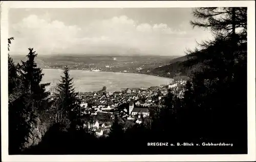 Ak Bregenz am Bodensee Vorarlberg, Gesamtansicht, Gebhardsberg