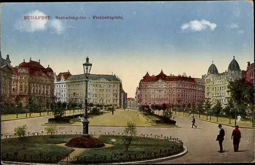 Ak Budapest Ungarn, Freiheitsplatz