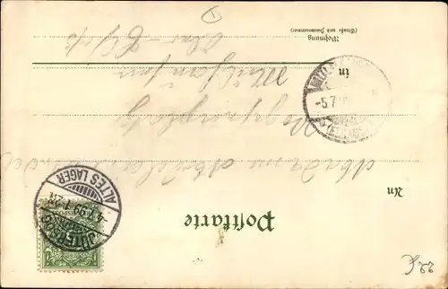 Litho Jüterbog Kreis Teltow Fläming, Zieldorf, Schiessplatz, Barackenlager, Zieldorf