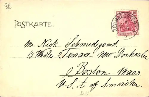 Ak Lügumkloster Dänemark, Marktplatz