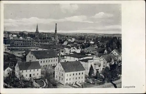 Ak Olszyna Langenöls Niederschlesien, Gesamtansicht