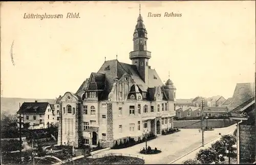 Ak Lüttringhausen Remscheid im Bergischen Land, Neues Rathaus