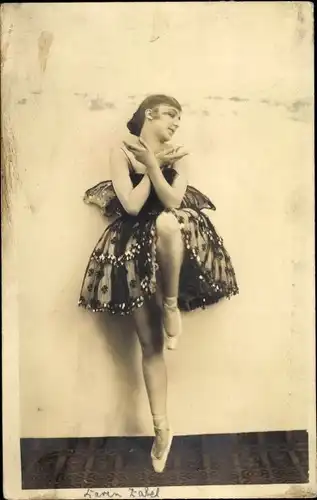 Foto Ak Tänzerin Caren Zabel, Portrait, Ballerina
