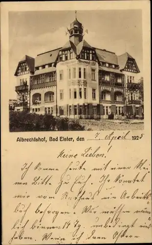 Ak Bad Elster, Albrechtshof