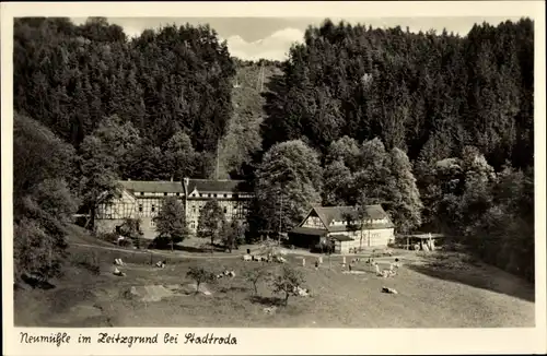 Ak Stadtroda in Thüringen, Zeitzgrund, Neumühle