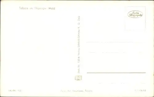 Ak Tabarz im Thüringer Wald, Panorama