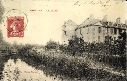 Ak Anglure Marne, Le Chateau