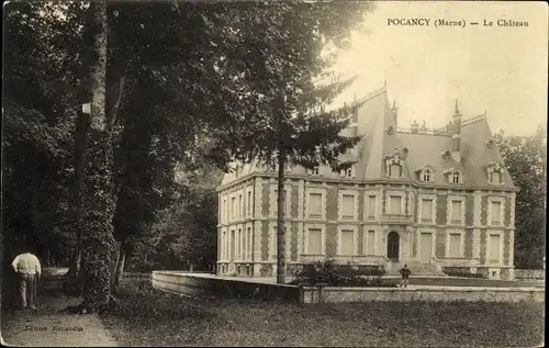 Ak Pocancy Marne, Le Chateau