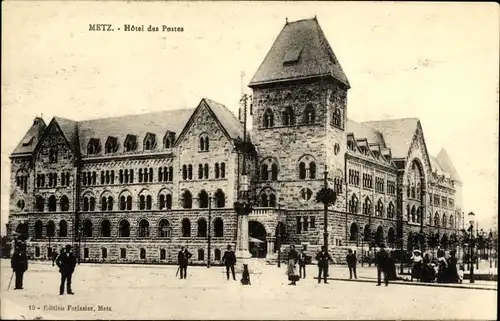 Ak Metz Moselle, Hotel des Postes