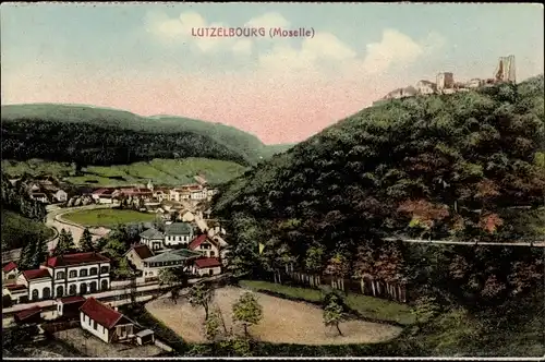 Ak Lutzelbourg Lützelburg Lothringen Mosel, Panorama