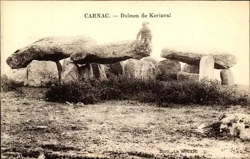Ak Carnac Morbihan, Keriaval Dolmen
