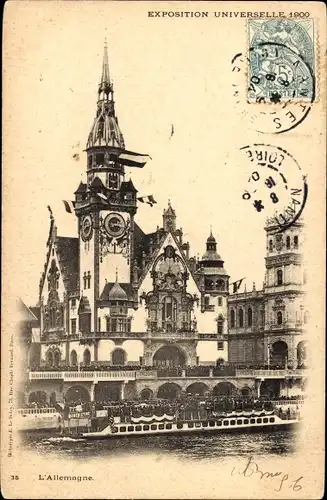 Ak Paris, Weltausstellung 1900, Deutschland