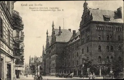 Ak Berlin Mitte, Kaserne Königin Augusta Garde Grenadier Regiment Nr 4