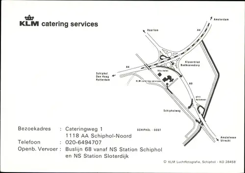 Ak Haarlemmermeer Nordholland Niederlande, Schiphol, Luftbild