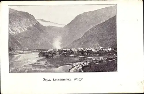 Ak Sogn Norwegen, Laerdalseren, Panorama