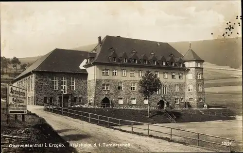Ak Oberwiesenthal im Erzgebirge, Kreisheim der 1. Turnerschaft