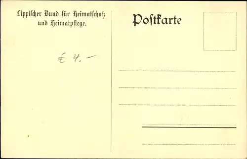 Ak Schieder Schwalenberg, Blick auf Rathaus, Fachwerk