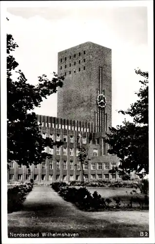 Ak Wilhelmshaven an der Nordsee, Rathaus, Südseite