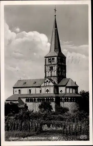 Ak Schwarzrheindorf Beuel Bonn am Rhein, Doppelkirche