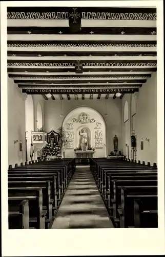 Ak Bad Niedernau Rottenburg am Neckar, katholische Pfarrkirche, Inneres, Altar