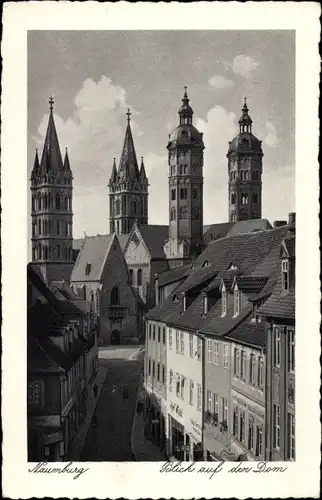 Ak Naumburg an der Saale, Blick auf den Dom