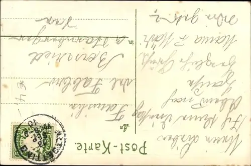 Litho Altötting in Oberbayern, Kirche, Marienbildnis