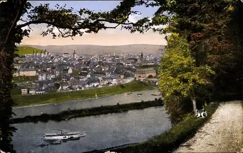 Ak Trier an der Mosel, Gesamtansicht, Weißhauswald