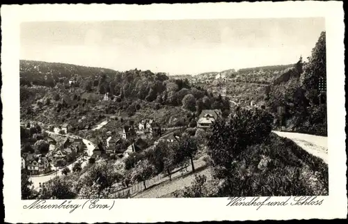 Ak Neuenbürg an der Enz Schwarzwald, Windhof, Schloss