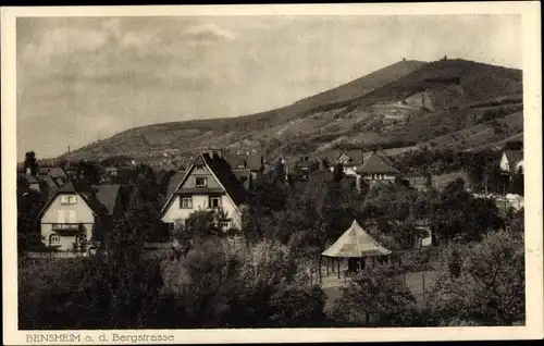 Ak Bensheim an der Bergstraße Hessen, Gesamtansicht