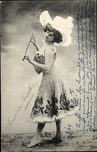 Ak Varietekünstlerin Raymonde Margill, Portrait