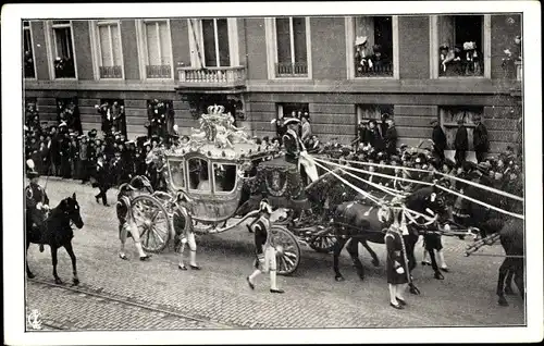 Ak Adel Niederlande, Kutsche