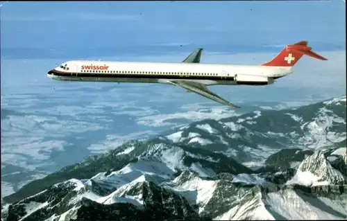 Ak Passagierflugzeug McDonnel Douglas DC 9 81, Swissair