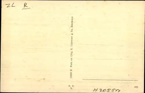 Ak Zierikzee Zeeland, Hafeneinfahrt