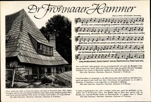 Lied Ak Kaaden, Alfred, Dr Frohnaaer Hammer, Erzgebirgshaus