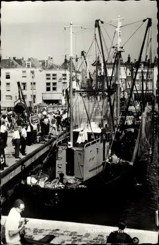 Ak Vlissingen Zeeland Niederlande, Vissershaven