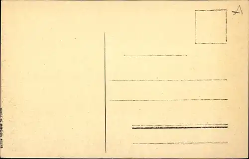 Ak Zürich Stadt Schweiz, Postgebäude und Stadthaus