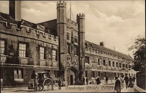 Ak Cambridge England, Christ's College