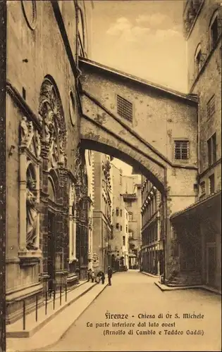 Ak Firenze Florenz Toscana, Kirche Or S. Michele