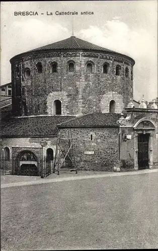 Ak Brescia Lombardia, La Cattedrale antica
