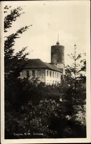 Ak Łagów Lagow Neumark Ostbrandenburg, Schloss