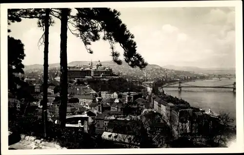 Ak Budapest Ungarn, Blocksberg, Gesamtansicht