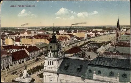 Ak Arad Rumänien, Gesamtansicht