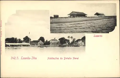 Ak Luanda Loanda Ilha Angola, Habitacoes dda Divisao Naval, Lazareto