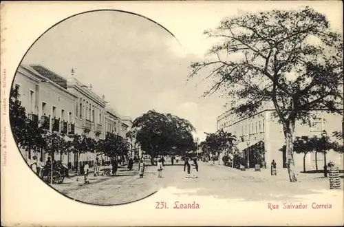 Ak Luanda Loanda Angola, Rua Salvador Correia